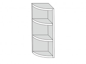 19.30.0р Полка угловая (h=913) радиусная  ЛДСП УНИ в Бакале - bakal.mebel74.com | фото