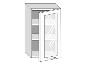 19.50.3 Шкаф настенный (h=913) на 500мм с 1-ой стекл. дверцей в Бакале - bakal.mebel74.com | фото