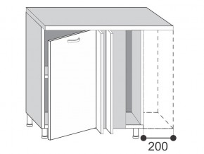 2.10.1у Шкаф-стол, УНИ в Бакале - bakal.mebel74.com | фото