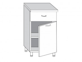 2.50.11 Шкаф-стол на 500мм с 1-им ящиком и 1-ой дверцей в Бакале - bakal.mebel74.com | фото