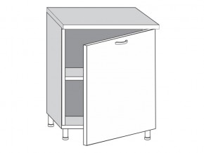 2.60.1 Шкаф-стол на 600мм с 1-ой дверцей в Бакале - bakal.mebel74.com | фото