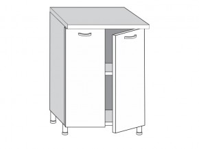 2.60.2 Шкаф-стол на 600мм с 2-мя дверцами в Бакале - bakal.mebel74.com | фото
