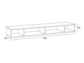 Антресоль MODUL 1600 в Бакале - bakal.mebel74.com | фото 2