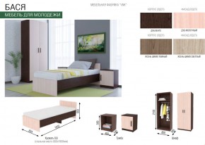 Детская Бася ВНК ясень шимо темный/светлый в Бакале - bakal.mebel74.com | фото 2