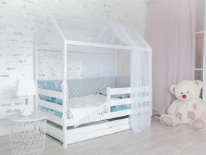 Детская кровать Домик Эко с ящиками белый в Бакале - bakal.mebel74.com | фото 2