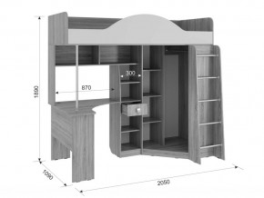 Детский комплекс Фэнтези в Бакале - bakal.mebel74.com | фото 2