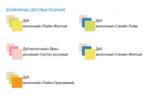 Детский уголок Юниор 3.1 лайм/желтый в Бакале - bakal.mebel74.com | фото 3