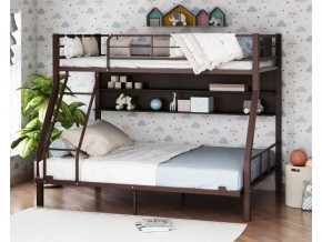 Двухъярусная кровать Гранада-1П 140 коричневый в Бакале - bakal.mebel74.com | фото