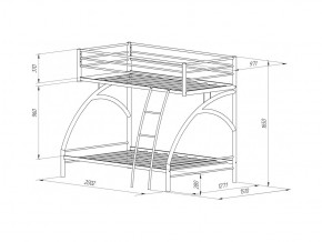 Двухъярусная кровать Виньола-2 Я белый в Бакале - bakal.mebel74.com | фото 2