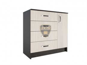 КМР900.1 Комод с 4-мя ящиками 1 дверью в Бакале - bakal.mebel74.com | фото
