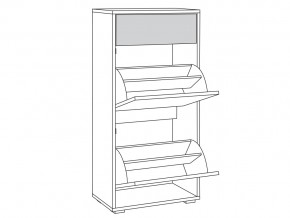 Комод для обуви 13.114 Куба в Бакале - bakal.mebel74.com | фото 2