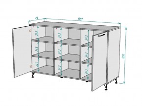 Комод Лофт K80 в Бакале - bakal.mebel74.com | фото 3