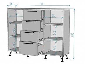 Комод Лофт K93 в Бакале - bakal.mebel74.com | фото 3