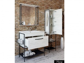 Комплект для ванной Бруклин Дуб крафт белый в Бакале - bakal.mebel74.com | фото 3