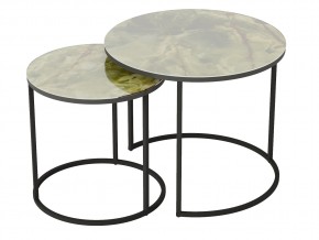 Комплект столов журнальных Стелла зеленый оникс в Бакале - bakal.mebel74.com | фото