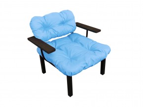 Кресло Дачное голубая подушка в Бакале - bakal.mebel74.com | фото 1