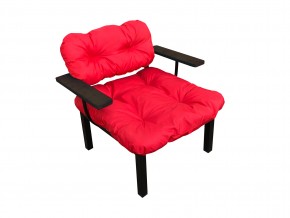 Кресло Дачное красная подушка в Бакале - bakal.mebel74.com | фото
