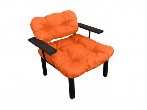 Кресло Дачное оранжевая подушка в Бакале - bakal.mebel74.com | фото 1