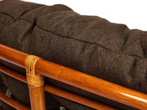Кресло-качалка Papasan w 23/01 B с подушкой Cognac, ткань Коричневый в Бакале - bakal.mebel74.com | фото 3