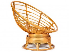 Кресло-качалка Papasan w 23/01 B с подушкой Honey, ткань Коричневый в Бакале - bakal.mebel74.com | фото 2