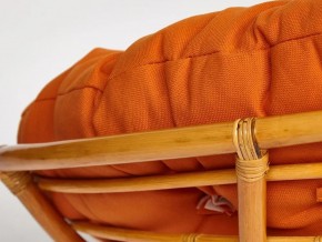 Кресло-качалка Papasan w 23/01 B с подушкой Honey, ткань Оранжевый в Бакале - bakal.mebel74.com | фото 4