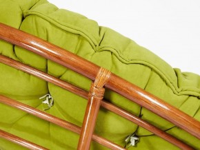 Кресло-качалка Papasan w 23/01 B с подушкой Pecan, флок Олива в Бакале - bakal.mebel74.com | фото 3