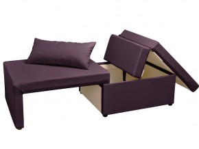 Кресло-кровать Милена рогожка plum в Бакале - bakal.mebel74.com | фото 2