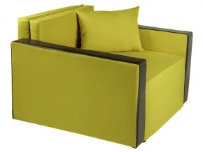 Кресло-кровать Милена с подлокотниками рогожка apple в Бакале - bakal.mebel74.com | фото