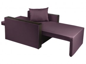 Кресло-кровать Милена с подлокотниками рогожка plum в Бакале - bakal.mebel74.com | фото 2