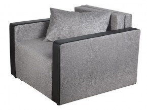 Кресло-кровать Милена с подлокотниками велюр серый в Бакале - bakal.mebel74.com | фото