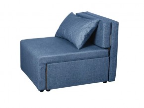 Кресло-кровать Милена велюр синий в Бакале - bakal.mebel74.com | фото 1