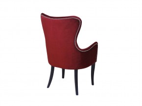 Кресло Лари цвет бордо опоры венге в Бакале - bakal.mebel74.com | фото 3