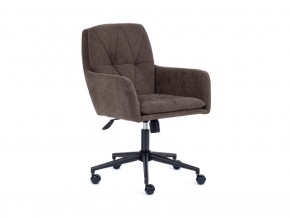Кресло офисное Garda флок коричневый в Бакале - bakal.mebel74.com | фото 1