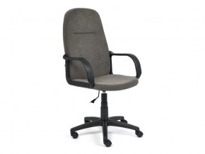 Кресло офисное Leader флок серый в Бакале - bakal.mebel74.com | фото