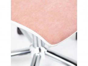 Кресло офисное Rio флок розовый/белый в Бакале - bakal.mebel74.com | фото 5