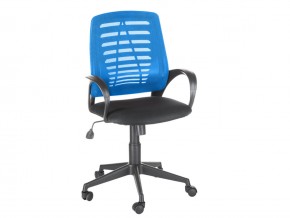 Кресло оператора Ирис стандарт черный/синий в Бакале - bakal.mebel74.com | фото