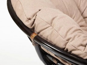 Кресло Papasan 23/01 W с подушкой Antique brown, экошерсть Коричневый в Бакале - bakal.mebel74.com | фото 4