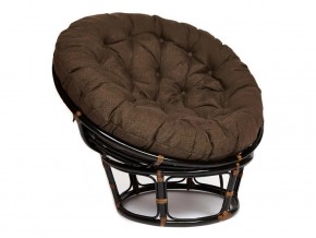 Кресло Papasan 23/01 W с подушкой Antique brown, ткань Коричневый в Бакале - bakal.mebel74.com | фото