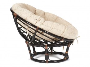 Кресло Papasan 23/01 W с подушкой Antique brown, ткань Старт в Бакале - bakal.mebel74.com | фото 3