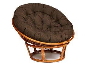 Кресло Papasan 23/01 W с подушкой Cognac, ткань Коричневый в Бакале - bakal.mebel74.com | фото