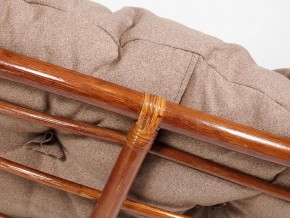 Кресло Papasan 23/01 W с подушкой Pecan, экошерсть Коричневый в Бакале - bakal.mebel74.com | фото 3