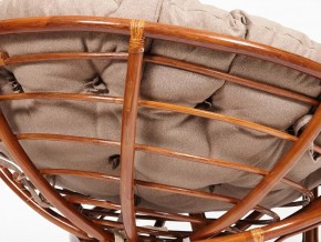 Кресло Papasan 23/01 W с подушкой Pecan, экошерсть Коричневый в Бакале - bakal.mebel74.com | фото 4