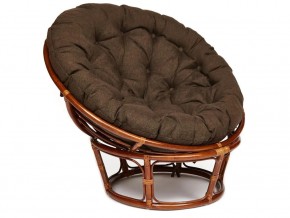 Кресло Papasan 23/01 W с подушкой Pecan, ткань Коричневый в Бакале - bakal.mebel74.com | фото