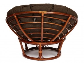 Кресло Papasan 23/01 W с подушкой Pecan, ткань Коричневый в Бакале - bakal.mebel74.com | фото 2