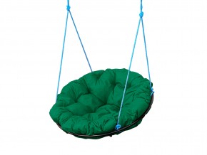 Кресло Папасан подвесное зелёная подушка в Бакале - bakal.mebel74.com | фото