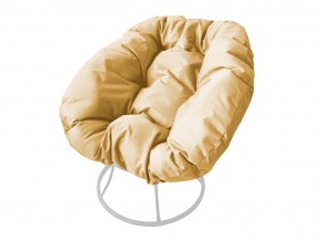 Кресло Пончик без ротанга бежевая подушка в Бакале - bakal.mebel74.com | фото