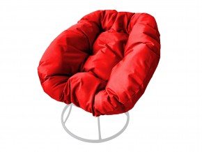 Кресло Пончик без ротанга красная подушка в Бакале - bakal.mebel74.com | фото