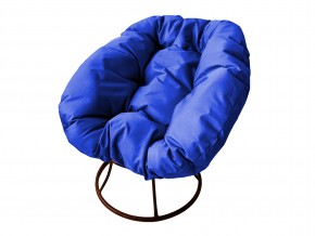 Кресло Пончик без ротанга синяя подушка в Бакале - bakal.mebel74.com | фото