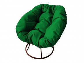 Кресло Пончик без ротанга зелёная подушка в Бакале - bakal.mebel74.com | фото