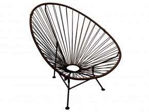 Кресло Ракушка с ротангом коричневый в Бакале - bakal.mebel74.com | фото